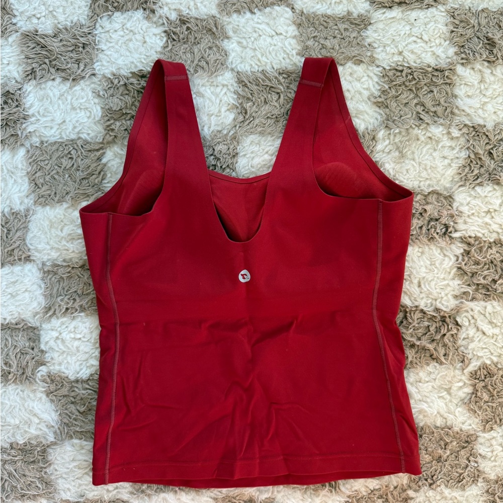 Red Exercise Tanktop - Picture 2 of 2